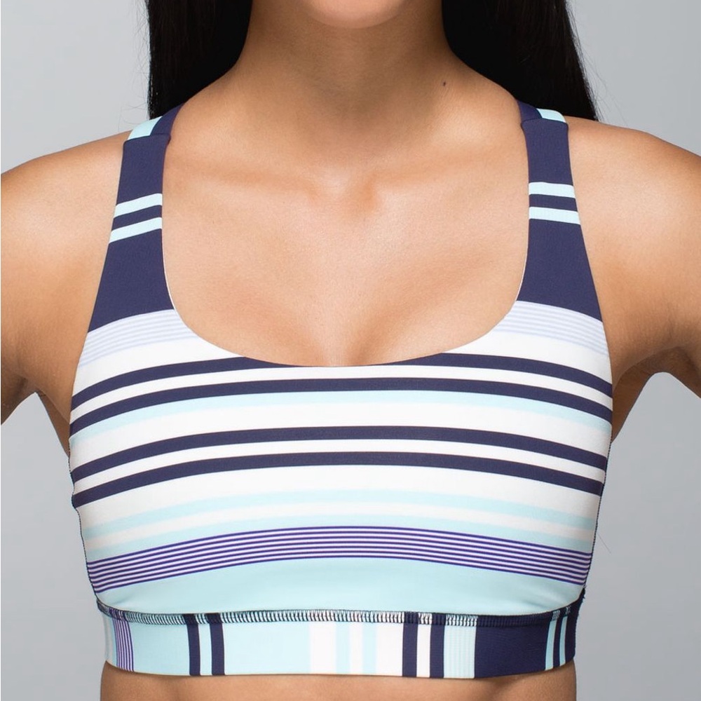 lululemon Energy Striped Sports Bra